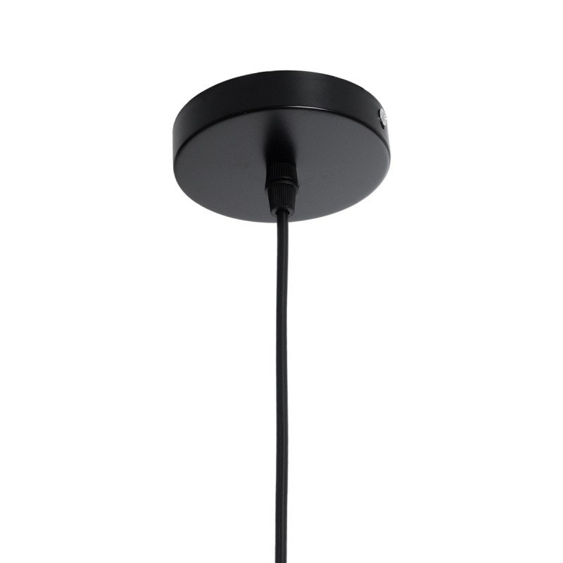 GLOBOSTAR® HEXAGON 01194 Μοντέρνο Κρεμαστό Φωτιστικό Οροφής με Ντουί 1 x E27 AC 220-240V IP20 - Μαύρο & Χρυσό - Μ25 x Π25 x Υ15cm