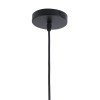 GLOBOSTAR® LILY 01198 Μοντέρνο Κρεμαστό Φωτιστικό Οροφής με Ντουί 1 x E27 AC 220-240V IP20 - Μαύρο & Λευκό - Μ30 x Π30 x Υ50cm
