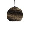GLOBOSTAR® SANTORINI 01288 Boho Κρεμαστό Φωτιστικό Οροφής με Ντουί 1 x E27 AC 220-240V IP20 - Καφέ - Μ20 x Π20 x Y16cm