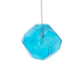 GLOBOSTAR® RINA 01306 Μοντέρνο Κρεμαστό Φωτιστικό Οροφής με Ντουί 1 x G9 AC 220-240V IP20 - Γαλάζιο - Μ20 x Π20 x Υ20cm