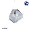 GLOBOSTAR® RINA 01307 Μοντέρνο Κρεμαστό Φωτιστικό Οροφής με Ντουί 1 x G9 AC 220-240V IP20 - Γκρι - Μ16 x Π16 x Υ17cm