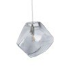GLOBOSTAR® RINA 01307 Μοντέρνο Κρεμαστό Φωτιστικό Οροφής με Ντουί 1 x G9 AC 220-240V IP20 - Γκρι - Μ16 x Π16 x Υ17cm