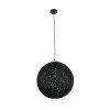 GLOBOSTAR® OCEANA 01360 Boho Κρεμαστό Φωτιστικό Οροφής με Ντουί 1 x E27 AC 220-240V IP20 - Μαύρο - Μ40 x Π40 x Υ40cm GLOBOSTAR® OCEANA 01360 Boho Κρεμαστό Φωτιστικό Οροφής με Ντουί 1 x E27 AC 220-240V IP20 - Μαύρο - Μ40 x Π40 x Υ40cm