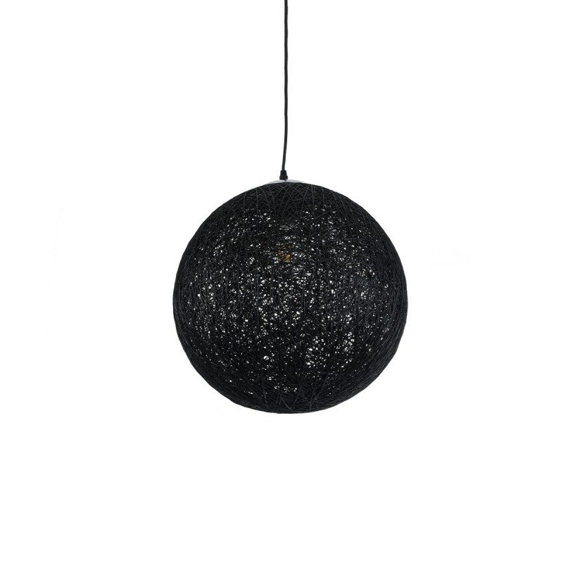 GLOBOSTAR® OCEANA 01360 Boho Κρεμαστό Φωτιστικό Οροφής με Ντουί 1 x E27 AC 220-240V IP20 - Μαύρο - Μ40 x Π40 x Υ40cm GLOBOSTAR® OCEANA 01360 Boho Κρεμαστό Φωτιστικό Οροφής με Ντουί 1 x E27 AC 220-240V IP20 - Μαύρο - Μ40 x Π40 x Υ40cm