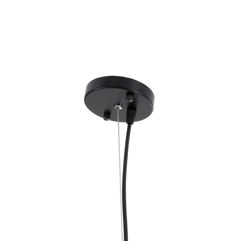 GLOBOSTAR® SCANDI 01387 Vintage Κρεμαστό Φωτιστικό Οροφής με Ντουί 1 x E27 AC 220-240V IP20 - Μπεζ - Μ23 x Π23 x Υ30cm
