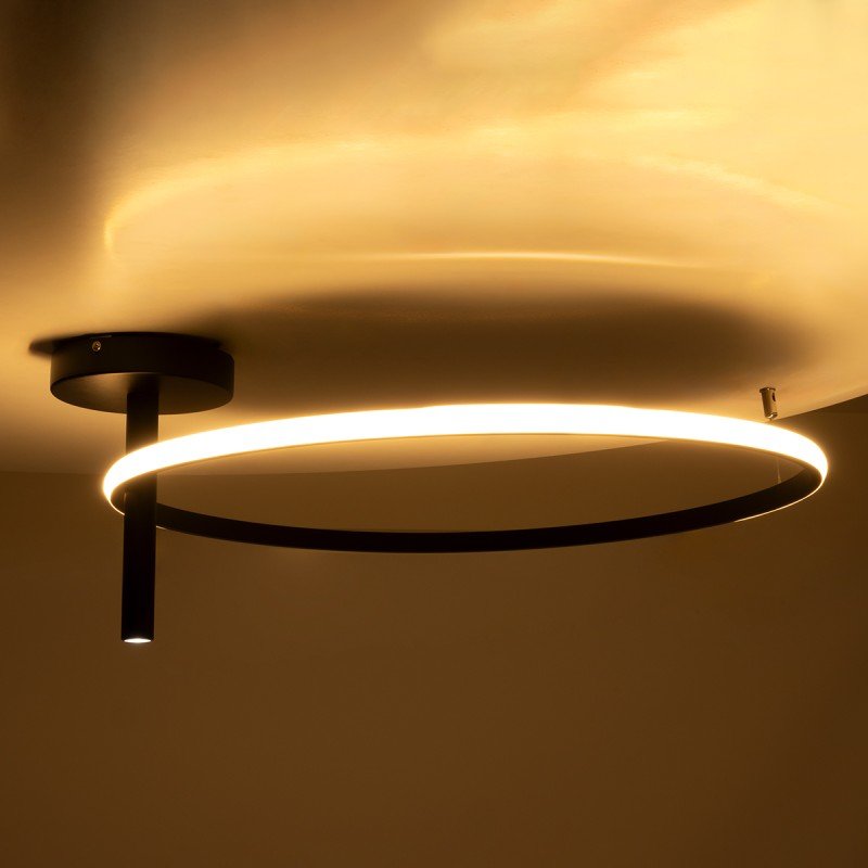 GLOBOSTAR® VERONA 61223 Μοντέρνο Φωτιστικό Οροφής LED 36W 4032lm 360° AC 220-240V IP20 Ρυθμιζόμενο Λευκό CCT με On/Off 2700K/4500K/6000K - Lumileds SMD Chip - Μαύρο Ματ - Μ60 x Π60 x Υ23cm - 3 Χρόνια Εγγύηση GLOBOSTAR® VERONA 61223 Μοντέρνο Φωτιστικό Οροφής LED 36W 4032lm 360° AC 220-240V IP20 Ρυθμιζόμενο Λευκό CCT με On/Off 2700K/4500K/6000K - Lumileds SMD Chip - Μαύρο Ματ - Μ60 x Π60 x Υ23cm - 3 Χρόνια Εγγύηση
