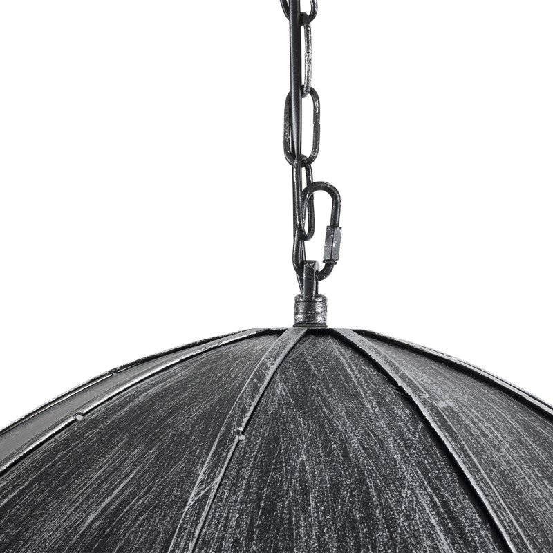 GLOBOSTAR® UMBRELLA 01407 Vintage Κρεμαστό Φωτιστικό Οροφής με Ντουί 5 x E27 AC 220-240V IP20 - Ασημί - Μ60 x Π60 x Y65cm