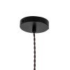 GLOBOSTAR® SPIGOT 01415 Vintage Κρεμαστό Φωτιστικό Οροφής με Ντουί 1 x E27 AC 220-240V IP20 - Μαύρο & Κόκκινο - Μ5 x Π5 x Y20cm GLOBOSTAR® SPIGOT 01415 Vintage Κρεμαστό Φωτιστικό Οροφής με Ντουί 1 x E27 AC 220-240V IP20 - Μαύρο & Κόκκινο - Μ5 x Π5 x Y20cm