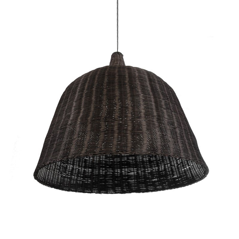 GLOBOSTAR® BAHAMAS 01569 Boho Κρεμαστό Φωτιστικό Οροφής με Ντουί 1 x E27 AC 220-240V IP20 - Καφέ - Μ90 x Π90 x Y90cm