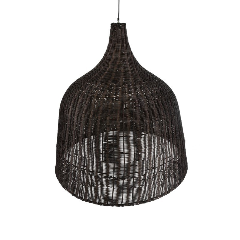 GLOBOSTAR® BAHAMAS 01569 Boho Κρεμαστό Φωτιστικό Οροφής με Ντουί 1 x E27 AC 220-240V IP20 - Καφέ - Μ90 x Π90 x Y90cm