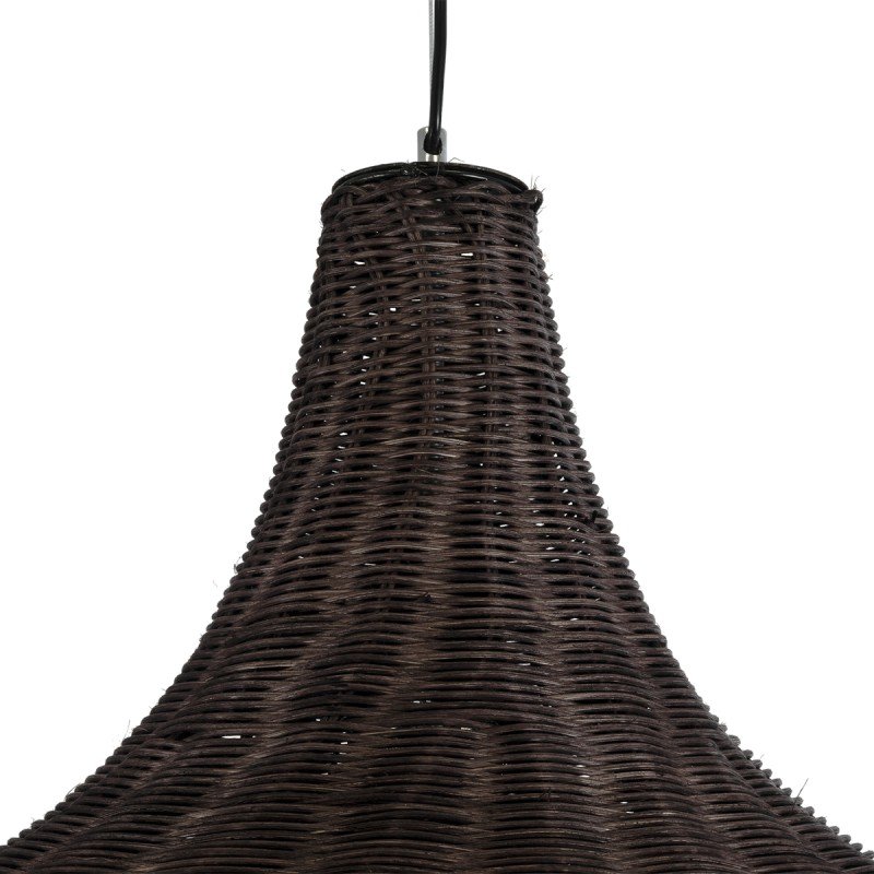 GLOBOSTAR® BAHAMAS 01569 Boho Κρεμαστό Φωτιστικό Οροφής με Ντουί 1 x E27 AC 220-240V IP20 - Καφέ - Μ90 x Π90 x Y90cm
