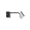 GLOBOSTAR® MIRROR 60516 Μοντέρνο Φωτιστικό Τοίχου - Απλίκα Καθρέπτη Μπάνιου LED 14W 1680lm 120° AC 220-240V IP54 Φυσικό Λευκό 4500K - Lumileds SMD Chip & TÜV SÜD Driver - Γκρι Ανθρακί Ματ - Μ58 x Π15 x Υ6cm - 2 Χρόνια Εγγύηση