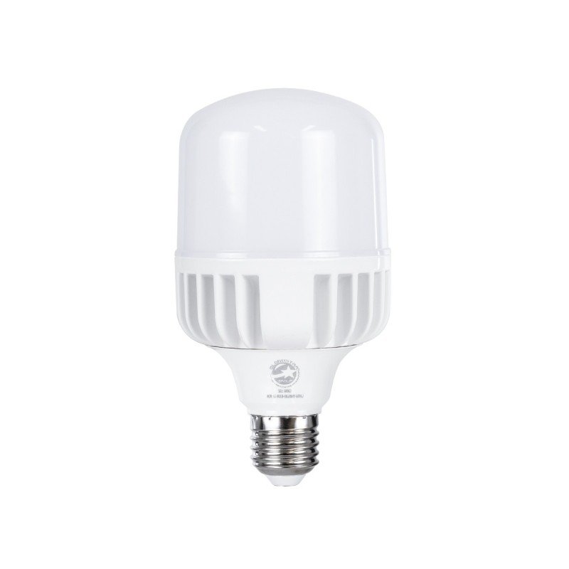 GLOBOSTAR® HIGHBAY 60062 Λάμπα E27 LED 25W 2350lm 260° AC 220-240V Αδιάβροχο IP44 Θερμό Λευκό 2700K - Lumileds SMD Chip - Λευκό Γαλακτερό - Μ8 x Π8 x Υ15cm - 3 Χρόνια Εγγύηση