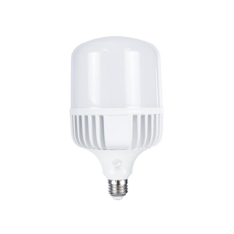 GLOBOSTAR® HIGHBAY 60063 Λάμπα E27 LED 50W 5000lm 260° AC 220-240V Αδιάβροχο IP54 Ψυχρό Λευκό 6000K - Lumileds SMD Chip - Λευκό Γαλακτερό - Μ12 x Π12 x Υ20cm - 3 Χρόνια Εγγύηση