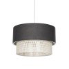 GLOBOSTAR® SISSIE 203-0140 Μοντέρνο Κρεμαστό Φωτιστικό Οροφής με Ντουί 1 x E27 AC 220-240V IP20 - Μαύρο & Μπεζ - Μ30 x Π30 x Υ23cm GLOBOSTAR® SISSIE 203-0140 Μοντέρνο Κρεμαστό Φωτιστικό Οροφής με Ντουί 1 x E27 AC 220-240V IP20 - Μαύρο & Μπεζ - Μ30 x Π30 x Υ23cm