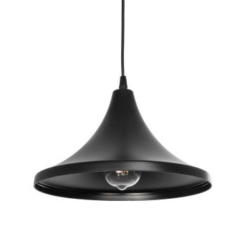 GLOBOSTAR® BELFRY 203-0078 Μοντέρνο Κρεμαστό Φωτιστικό Οροφής με Ντουί 1 x E27 AC 220-240V IP20 - Μαύρο - Μ29.5 x Π29.5 x Υ21cm