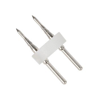 GLOBOSTAR® LIGHTUBE-AB 70650 Καρφάκι Σύνδεσης για Φωτοσωλήνα LED Αδιάβροχο IP65 - Λευκό - Μ2.2 x Π1 x Υ0.4cm