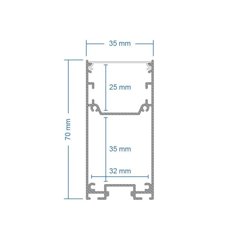 GLOBOSTAR® ALP-LINEAR LUMILINE 61765-3M Επιφανειακό / Κρεμαστό / Επιτοίχιο Προφίλ Αλουμινίου με Λευκό Γαλακτερό Πατητό Κάλυμμα για Ταινίες LED IP20 - Γκρι Ανθρακί Ματ - Μ300 x Π3.5 x Υ7cm GLOBOSTAR® ALP-LINEAR LUMILINE 61765-3M Επιφανειακό / Κρεμαστό / Επιτοίχιο Προφίλ Αλουμινίου με Λευκό Γαλακτερό Πατητό Κάλυμμα για Ταινίες LED IP20 - Γκρι Ανθρακί Ματ - Μ300 x Π3.5 x Υ7cm