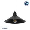 GLOBOSTAR® FERRO 203-0084 Μοντέρνο Κρεμαστό Φωτιστικό Οροφής με Ντουί 1 x E27 AC 220-240V IP20 - Μαύρο - Μ30 x Π30 x Υ15cm GLOBOSTAR® FERRO 203-0084 Μοντέρνο Κρεμαστό Φωτιστικό Οροφής με Ντουί 1 x E27 AC 220-240V IP20 - Μαύρο - Μ30 x Π30 x Υ15cm