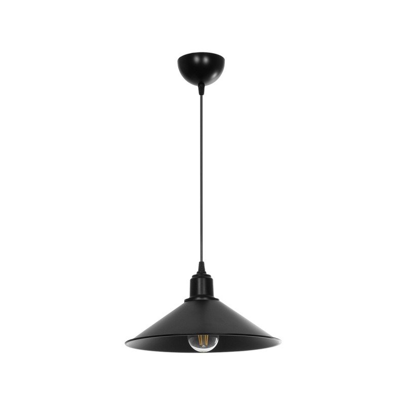 GLOBOSTAR® FERRO 203-0084 Μοντέρνο Κρεμαστό Φωτιστικό Οροφής με Ντουί 1 x E27 AC 220-240V IP20 - Μαύρο - Μ30 x Π30 x Υ15cm GLOBOSTAR® FERRO 203-0084 Μοντέρνο Κρεμαστό Φωτιστικό Οροφής με Ντουί 1 x E27 AC 220-240V IP20 - Μαύρο - Μ30 x Π30 x Υ15cm
