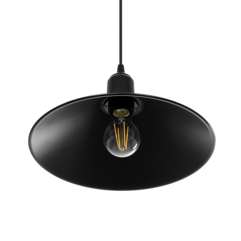 GLOBOSTAR® FERRO 203-0084 Μοντέρνο Κρεμαστό Φωτιστικό Οροφής με Ντουί 1 x E27 AC 220-240V IP20 - Μαύρο - Μ30 x Π30 x Υ15cm GLOBOSTAR® FERRO 203-0084 Μοντέρνο Κρεμαστό Φωτιστικό Οροφής με Ντουί 1 x E27 AC 220-240V IP20 - Μαύρο - Μ30 x Π30 x Υ15cm