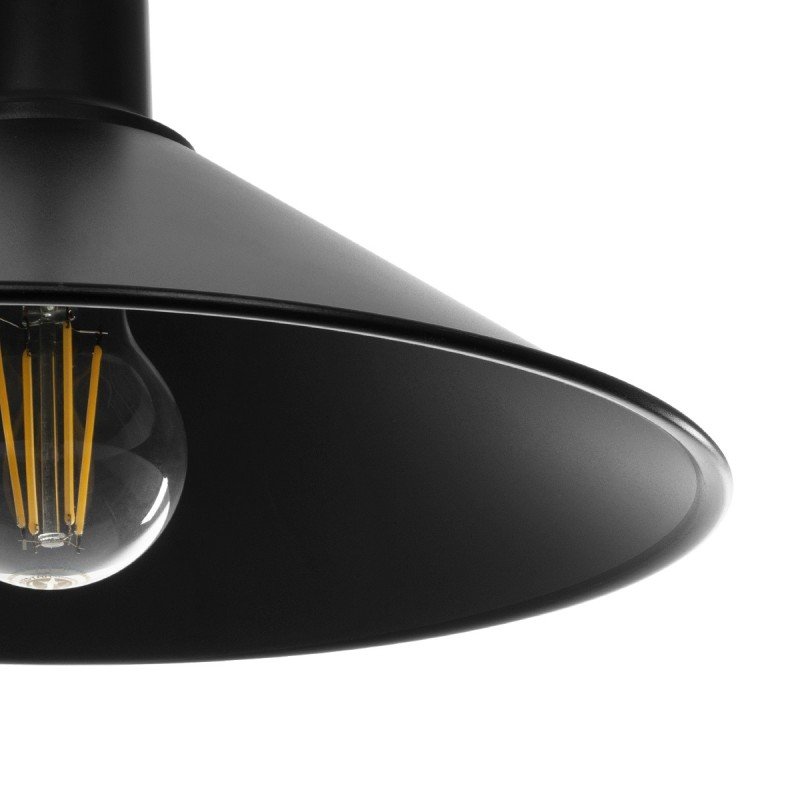 GLOBOSTAR® FERRO 203-0084 Μοντέρνο Κρεμαστό Φωτιστικό Οροφής με Ντουί 1 x E27 AC 220-240V IP20 - Μαύρο - Μ30 x Π30 x Υ15cm GLOBOSTAR® FERRO 203-0084 Μοντέρνο Κρεμαστό Φωτιστικό Οροφής με Ντουί 1 x E27 AC 220-240V IP20 - Μαύρο - Μ30 x Π30 x Υ15cm