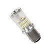GLOBOSTAR® P21/5W-1157 81224 Λάμπα P21/5W 1157 BAY15D CANbus LED 5W 500lm 360° DC 12-24V IP20 Ψυχρό Λευκό 6000K - 48 x Epistar SMD4014 Chip - Μ2 x Π2 x Υ5cm - 1 Χρόνο Εγγύηση