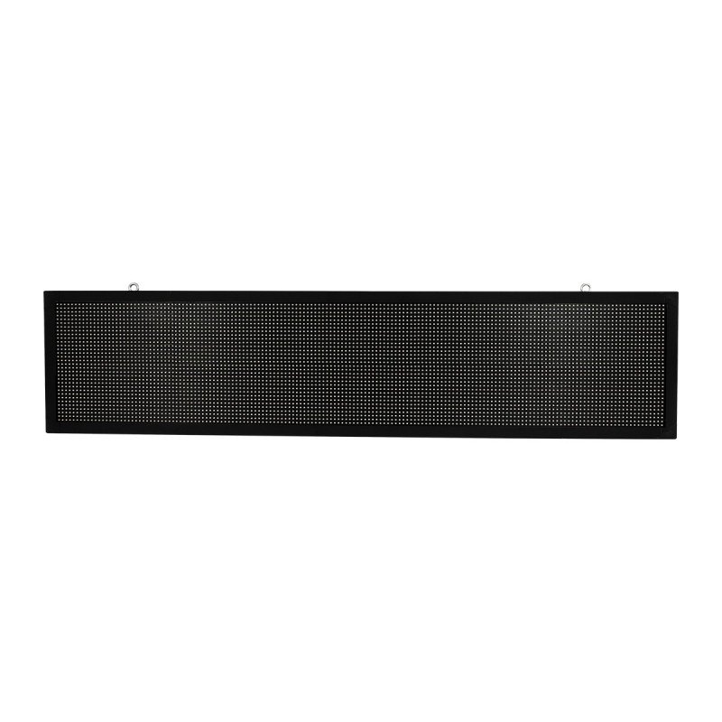 GLOBOSTAR® DISPLAY 90333 Κυλιόμενη Ψηφιακή Επιγραφή P10 Διπλής Όψης LED AC 220-240V Αδιάβροχο IP65 Μπλε - WiFi Control μέσω FK APP - Αισθητήρας Θερμοκρασίας & Υγρασίας - Μ166 x Π11 x Υ38cm - 2 Χρόνια Εγγύηση