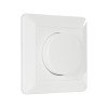 GloboStar® 999-0006 Ροοστάτης Dimmer Τοίχου LED AC100-240V 400W IP20 Μ8.4 x Π8.4 x Υ4.5cm