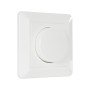 GloboStar® 999-0006 Ροοστάτης Dimmer Τοίχου LED AC100-240V 400W IP20 Μ8.4 x Π8.4 x Υ4.5cm