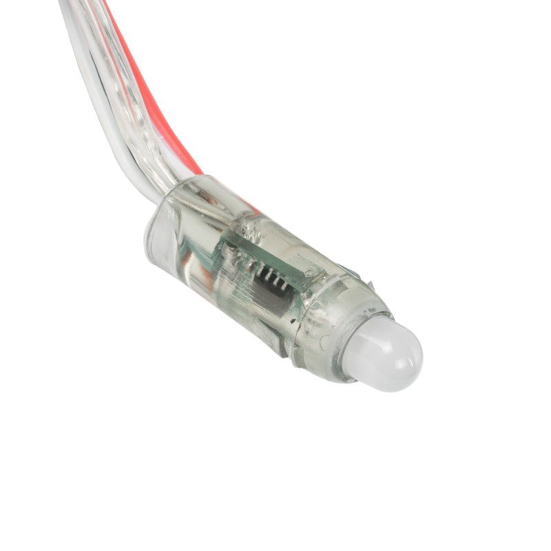 GLOBOSTAR® MODULARI 73720 Digital Pixel Module LED 0.3W 24lm 120° DC 5V Αδιάβροχο IP66 Πολύχρωμο RGBW Dimmable - Μ3,6 x Π1.3 x Υ1.3cm - Πακέτο 50 Τεμαχίων - 3 Χρόνια Εγγύηση