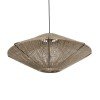 GLOBOSTAR® OVNI 205-0029 Boho Κρεμαστό Φωτιστικό Οροφής με Ντουί 1 x E27 AC 220-240V IP20 - Μπεζ - M60 x Π60 x Υ29cm