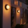 kelvo® NEXA KLV-101-0247 Φωτιστικό Τοίχου / Απλίκα LED 6W 480lm 180° AC 220-240V Αδιάβροχο IP65 Ultra Θερμό Λευκό 1800K - Sanan SMD Chip & TÜV SÜD Driver - Μαύρο Ματ - Μ11 x Π8.5 x Υ11cm - 5 Χρόνια Εγγύηση