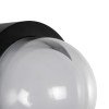 kelvo® NEXA KLV-101-0247 Φωτιστικό Τοίχου / Απλίκα LED 6W 480lm 180° AC 220-240V Αδιάβροχο IP65 Ultra Θερμό Λευκό 1800K - Sanan SMD Chip & TÜV SÜD Driver - Μαύρο Ματ - Μ11 x Π8.5 x Υ11cm - 5 Χρόνια Εγγύηση