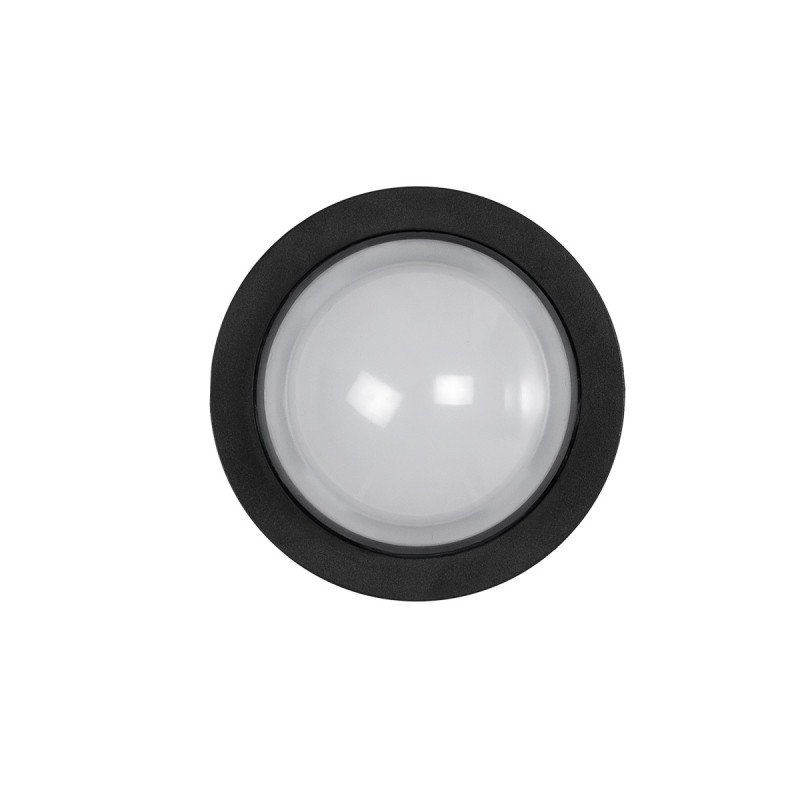 kelvo® NEXA KLV-101-0247 Φωτιστικό Τοίχου / Απλίκα LED 6W 480lm 180° AC 220-240V Αδιάβροχο IP65 Ultra Θερμό Λευκό 1800K - Sanan SMD Chip & TÜV SÜD Driver - Μαύρο Ματ - Μ11 x Π8.5 x Υ11cm - 5 Χρόνια Εγγύηση