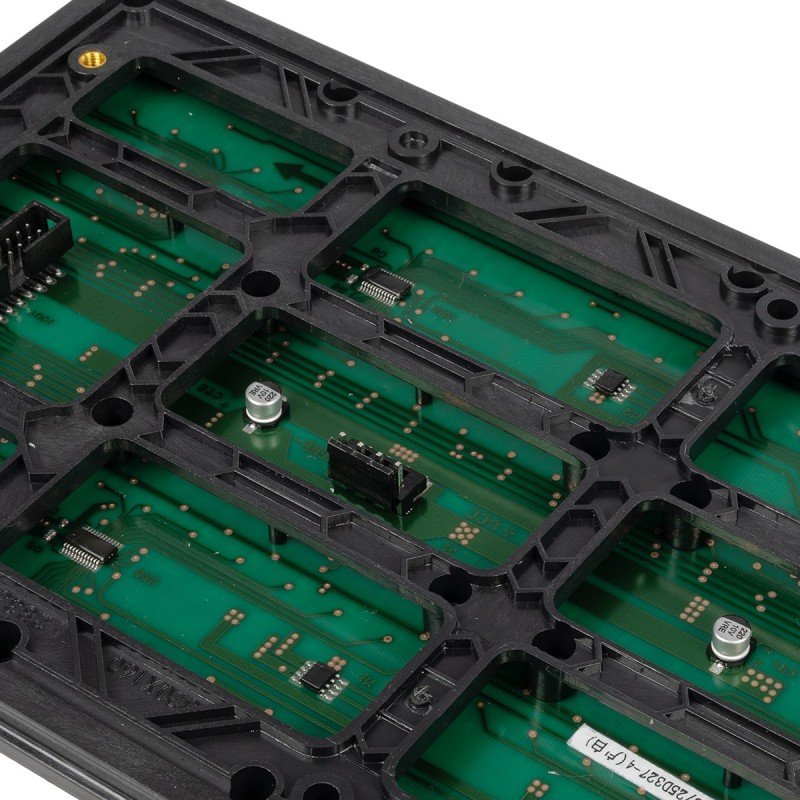 GLOBOSTAR® MODULCO 90384 Module Πλακίδιο Κυλιόμενης Ψηφιακής Επιγραφής/Οθόνης 32x16cm P10 LED 40W Nits ≥5500cd/㎡ DC 5V Αδιάβροχο IP65 Πορτοκαλί - Μ32 x Π1.5 x Υ16cm - 2 Χρόνια Εγγύηση