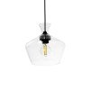 GLOBOSTAR® BALU 206-0039 Μοντέρνο Κρεμαστό Φωτιστικό Οροφής με Ντουί 1 x E27 AC 220-240V IP20 - Διάφανο - Μ22 x Π22 x Υ22cm
