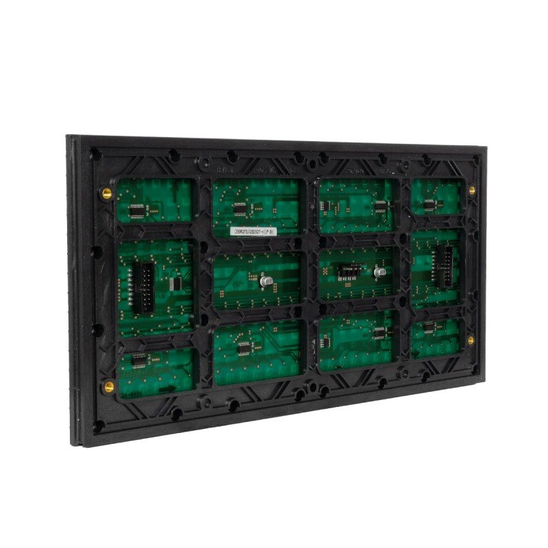 GLOBOSTAR® MODULCO 90384 Module Πλακίδιο Κυλιόμενης Ψηφιακής Επιγραφής/Οθόνης 32x16cm P10 LED 40W Nits ≥5500cd/㎡ DC 5V Αδιάβροχο IP65 Πορτοκαλί - Μ32 x Π1.5 x Υ16cm - 2 Χρόνια Εγγύηση