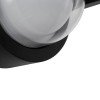 kelvo® NEXA KLV-101-0251 Φωτιστικό Τοίχου / Απλίκα LED 6W 480lm 180° AC 220-240V Αδιάβροχο IP65 Ultra Θερμό Λευκό 1800K - Sanan SMD Chip & TÜV SÜD Driver - Μαύρο Ματ - Μ11 x Π9 x Υ11cm - 5 Χρόνια Εγγύηση