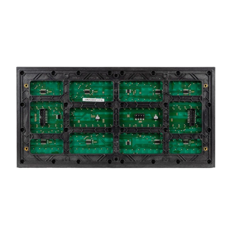 GLOBOSTAR® MODULCO 90381 Module Πλακίδιο Κυλιόμενης Ψηφιακής Επιγραφής/Οθόνης 32x16cm P10 LED 40W Nits ≥5500cd/㎡ DC 5V Αδιάβροχο IP65 Πράσινο - Μ32 x Π1.5 x Υ16cm - 2 Χρόνια Εγγύηση