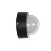 kelvo® NEXA KLV-101-0247 Φωτιστικό Τοίχου / Απλίκα LED 6W 480lm 180° AC 220-240V Αδιάβροχο IP65 Ultra Θερμό Λευκό 1800K - Sanan SMD Chip & TÜV SÜD Driver - Μαύρο Ματ - Μ11 x Π8.5 x Υ11cm - 5 Χρόνια Εγγύηση