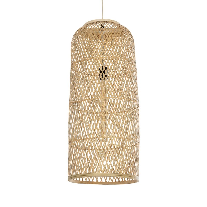 GLOBOSTAR® CALERO 01711 Boho Κρεμαστό Φωτιστικό Οροφής με Ντουί 1 x E27 AC 220-240V IP20 - Μπεζ - Μ30 x Π30 x Υ70cm
