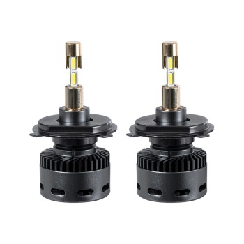 GloboStar® 81504 H4 X10 360° Line KIT Βασικού Φωτισμού Αυτοκινήτου & Φορτηγού 3nd Generation Can-Bus Series LED CREE CXB 55W/110W 11000lm/22000lm DC 12V Αδιάβροχο IP56 Ψυχρό Λευκό 6000K