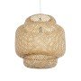 GLOBOSTAR® MALDIVES 01657 Boho Κρεμαστό Φωτιστικό Οροφής με Ντουί 1 x E27 AC 220-240V IP20 - Μπεζ - Μ50 x Π50 x Υ50m