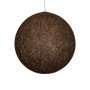 GLOBOSTAR® OCEANA 999-0156 Boho Κρεμαστό Φωτιστικό Οροφής με Ντουί 1 x E27 AC 220-240V IP20 - Καφέ - Μ60 x Π60 x Υ60cm