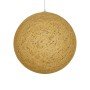 GLOBOSTAR® OCEANA 999-0155 Boho Κρεμαστό Φωτιστικό Οροφής με Ντουί 1 x E27 AC 220-240V IP20 - Μπεζ & Χρυσό - Μ60 x Π60 x Υ60cm