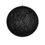 GLOBOSTAR® OCEANA 999-0157 Boho Κρεμαστό Φωτιστικό Οροφής με Ντουί 1 x E27 AC 220-240V IP20 - Μαύρο - Μ60 x Π60 x Υ60cm