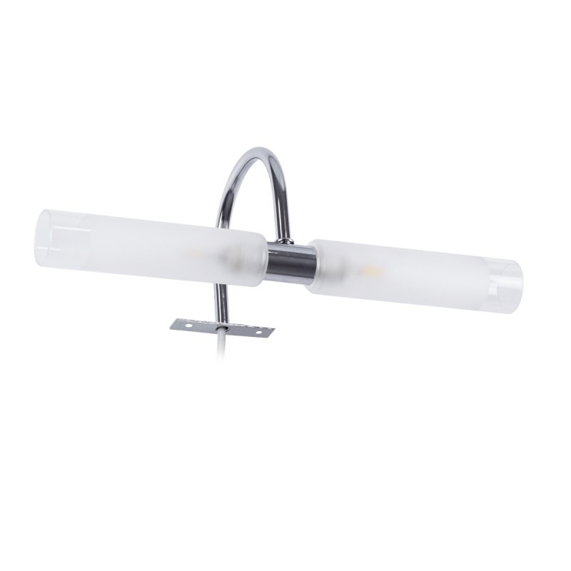 GLOBOSTAR® FLORA 60414 Μοντέρνο Φωτιστικό Τοίχου - Απλίκα Καθρέπτη Μπάνιου με Ντουί 2 x G9 AC 220-240V IP44 - Νίκελ Χρώμιο - Μ31 x Π13 x Υ12cm GLOBOSTAR® FLORA 60414 Μοντέρνο Φωτιστικό Τοίχου - Απλίκα Καθρέπτη Μπάνιου με Ντουί 2 x G9 AC 220-240V IP44 - Νίκελ Χρώμιο - Μ31 x Π13 x Υ12cm