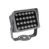 GLOBOSTAR® FLOODXENA 90132 Προβολέας Σποτ Wall Washer LED 24W 2040lm 10° AC 220-240V Αδιάβροχο IP65 Φούξια - Bridgelux SMD Chip - Γκρι Ανθρακί - Μ18 x Π13.5 x Υ18cm - 3 Χρόνια Εγγύηση