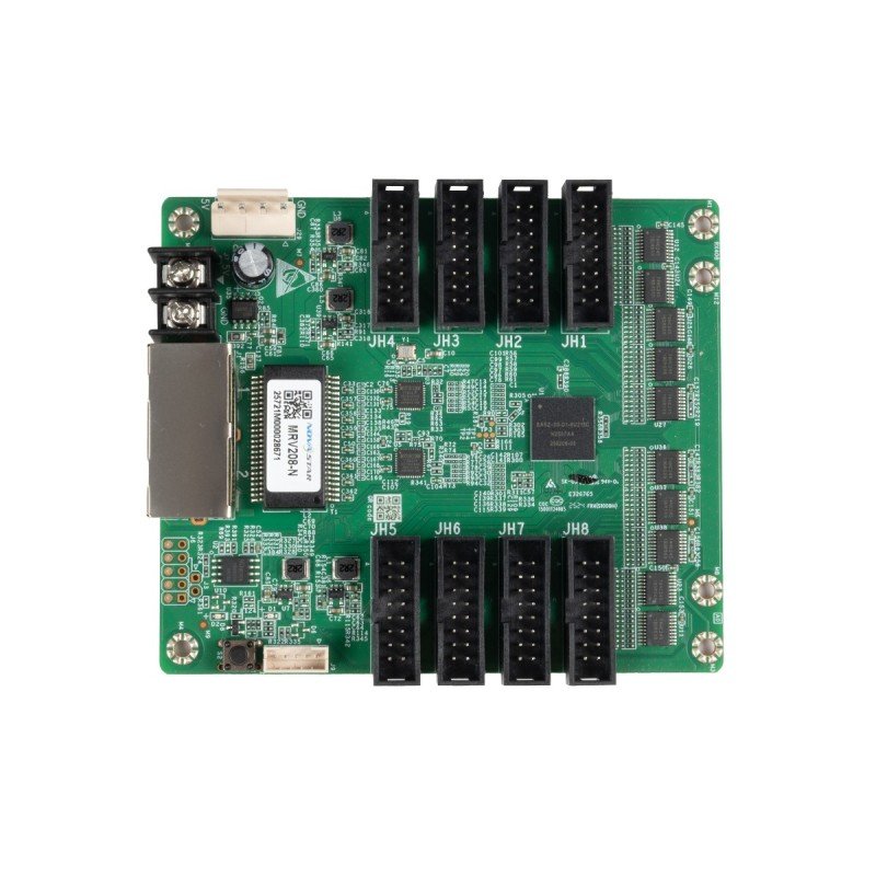 GLOBOSTAR® MRV208-1 41021 Novastar MRV208-N Receiving Card για Οθόνες LED Video Wall 8 x HUB75E με Loading Capacity σε Pixel 256 x 256px - Gigabit Network Ethernet Input & Output Ports - DC 5V IP20 - Μ11 x Π9.7 x Υ1.5cm - 2 Χρόνια Εγγύηση